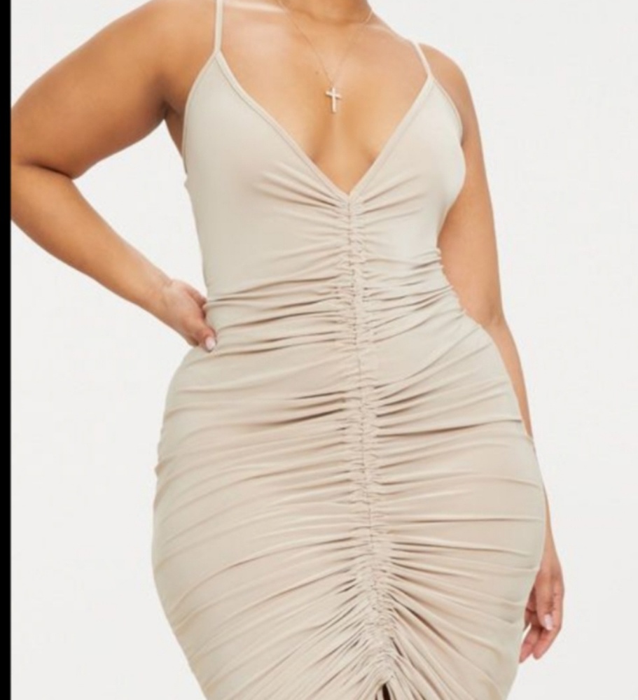 Ruched front Dress NWT